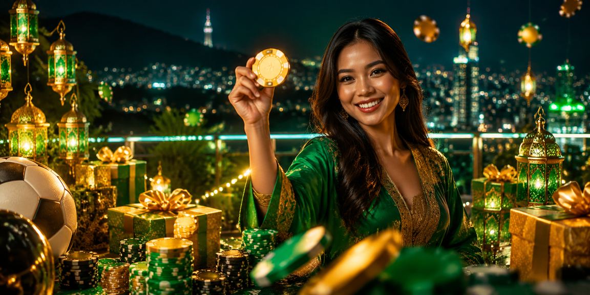 Suasana casino online penuh cahaya neon sebagai gambaran kategori permainan sinar77