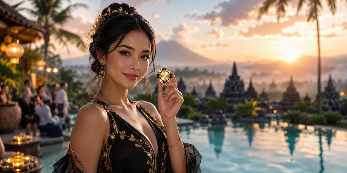 Suasana festival penuh warna menggambarkan semangat hiburan komunitas pengguna